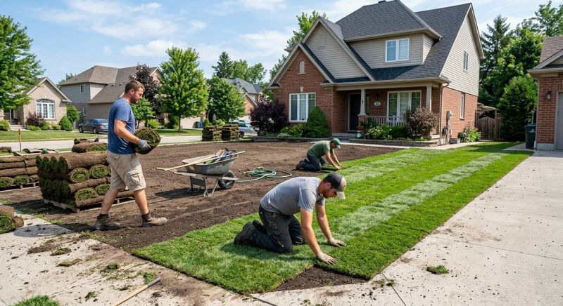Yard Sodding in Rockwall, TX