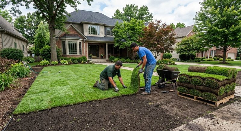 Zoysia Grass Installation in Rockwall, TX