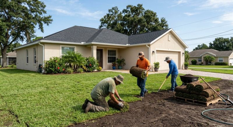 Bentgrass Sod Installation in Aiken, SC