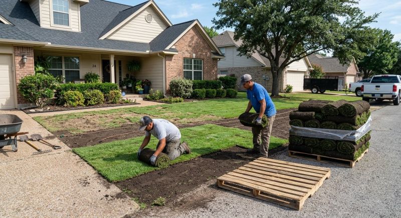 Bluegrass Sod Installation in Aiken, SC