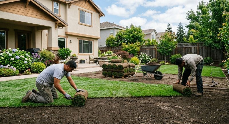 Bluegrass Sod Installation in Aiken, SC
