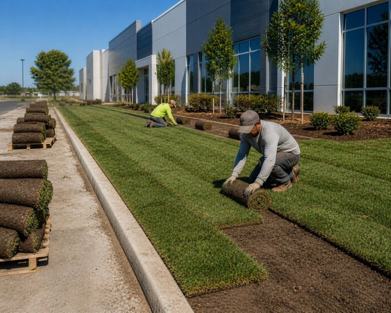 Commercial Sod Installation in Aiken, SC
