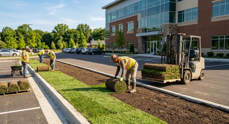 Commercial Sod Installation in Aiken, SC