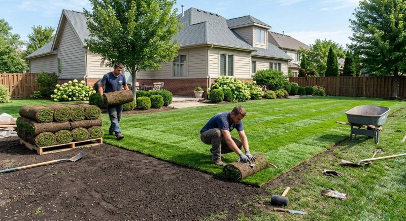 Grass Installation in Aiken, SC