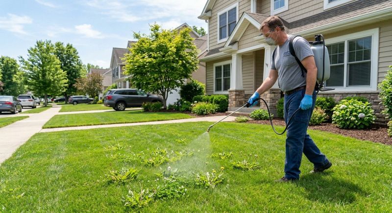 Lawn Weed Spraying in Rockwall, TX