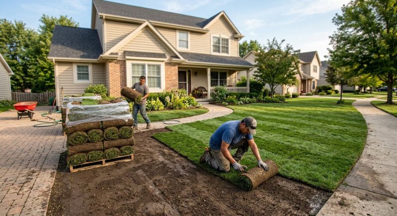 Sod Laying Service in Rockwall, TX