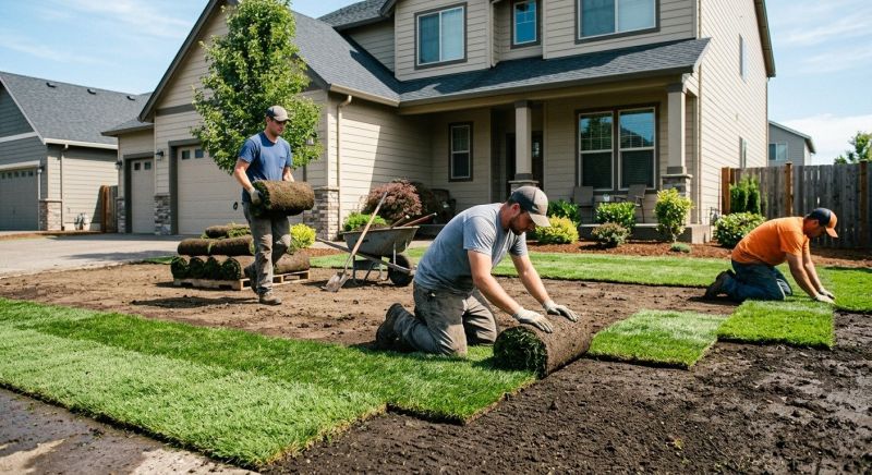 Yard Sod Installation in Ventura County, CA