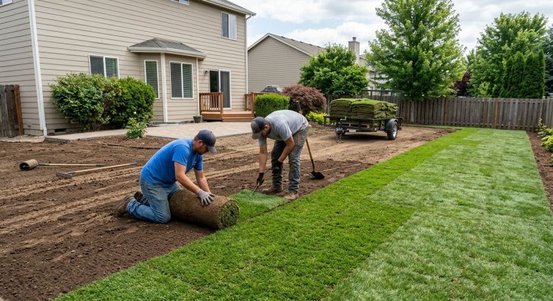 Yard Sodding in Aiken, SC